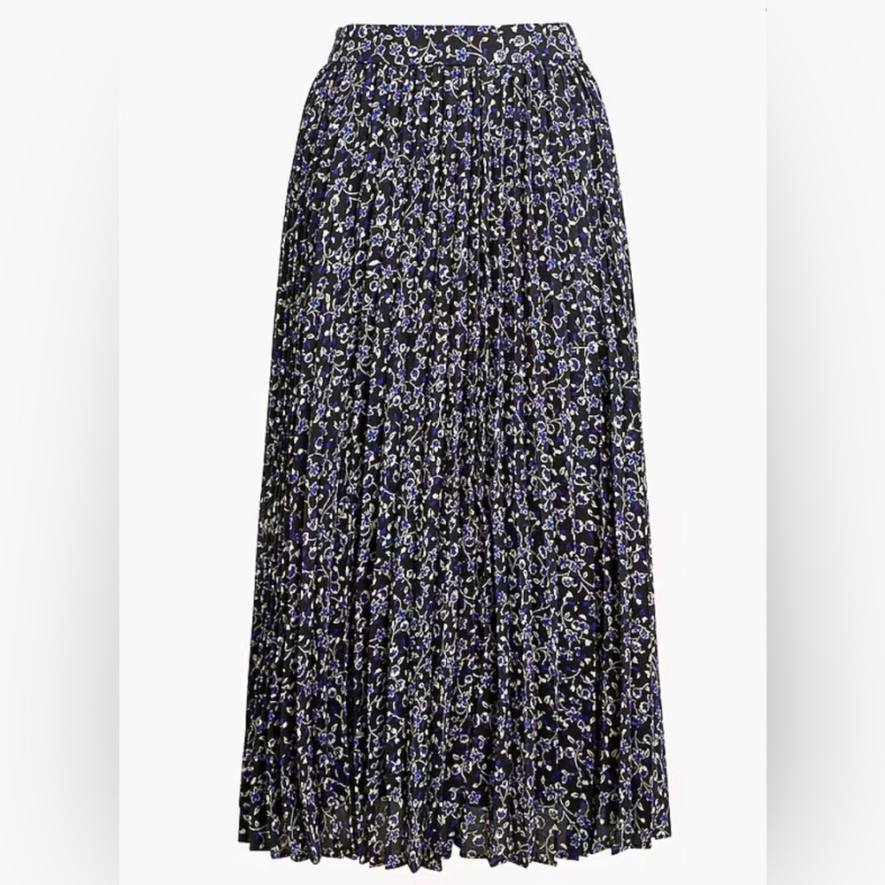 JCrew Pleated Midi Skirt